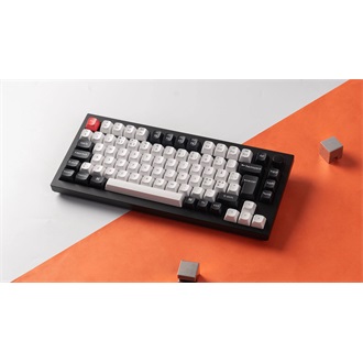 Keychron Q1 HE Bluetooth / vezeték nélküli / USB magyar Gateron double-rail magnetic nebula mechanikus billentyűzet feke