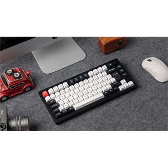 Keychron Q1 HE Bluetooth / vezeték nélküli / USB magyar Gateron double-rail magnetic nebula mechanikus billentyűzet feke
