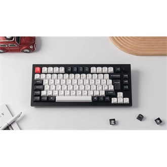 Keychron Q1 HE Bluetooth / vezeték nélküli / USB magyar Gateron double-rail magnetic nebula mechanikus billentyűzet feke