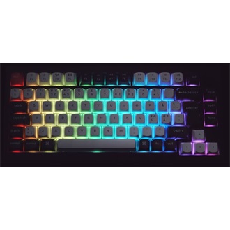 Keychron Q1 HE Bluetooth / vezeték nélküli / USB magyar Gateron double-rail magnetic nebula mechanikus billentyűzet feke