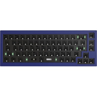 Keychron Q2 Swappable RGB Backlight USB gaming billentyűzet barebone kék