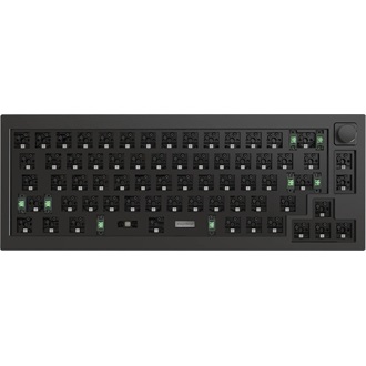 Keychron Q2 Swappable RGB Backlight Knob USB gaming billentyűzet barebone fekete