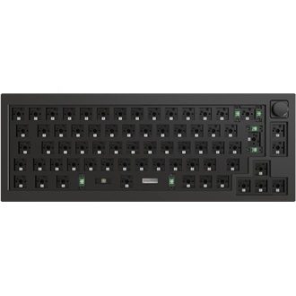 Keychron Q2 Swappable RGB Backlight Knob ISO USB gaming billentyűzet barebone fekete (Bontott!)