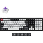 Keychron Q6 HE Bluetooth / vezeték nélküli / USB magyar Gateron double-rail magnetic nebula mechanikus billentyűzet feke