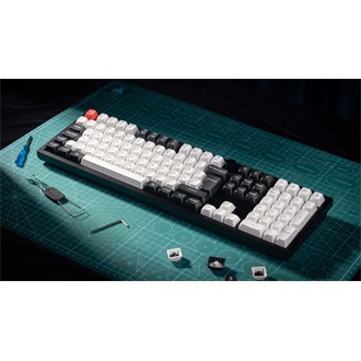 Keychron Q6 HE Bluetooth / vezeték nélküli / USB magyar Gateron double-rail magnetic nebula mechanikus billentyűzet feke