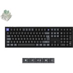 Keychron Q6 HE 8K USB magyar Ultra-fast Lime Magnetic mechanikus billentyűzet fekete