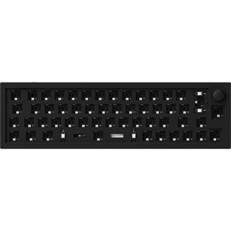 Keychron Q9 Swappable RGB Backlight Knob ISO USB gaming billentyűzet barebone fekete