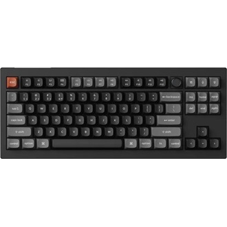 Keychron V3 Ultra 8K Bluetooth / vezeték nélküli magyar Silk POM Red mechanikus billentyűzet fekete