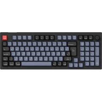 Keychron V5 Max Bluetooth / vezeték nélküli magyar Gateron Jupiter Red mechanikus billentyűzet fekete