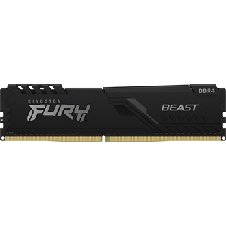 Kingston FURY Beast 128GB 3600MT/s DDR4 memória Non-ECC CL18 Kit of 4 fekete