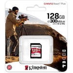 Kingston 128GB Canvas React Plus UHS-II U3 V90 SDXC memóriakártya