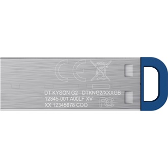 Kingston 128GB DataTraveler Kyson USB-A 3.2 Gen1 pendrive fém