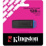 Kingston 128GB DataTraveler Exodia G2 USB-A 3.2 Gen1 pendrive fekete-kék