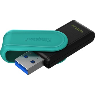 Kingston 128GB DataTraveler Exodia S USB-A 3.2 Gen1 pendrive fekete-türkiz