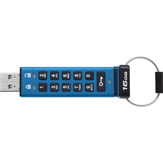 Kingston 16GB IronKey Keypad 200 USB 3.2 Gen 1 pendrive kék