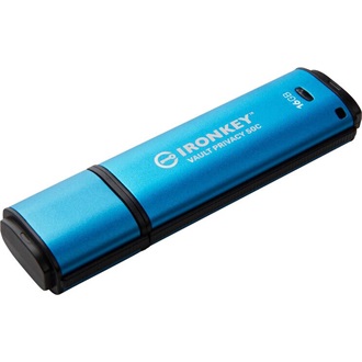 Kingston 16GB IronKey Vault Privacy 50 AES-256 Encrypted, FIPS 197 USBType-C 3.2 Gen1 pendrive