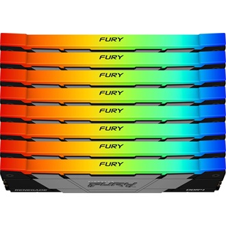 Kingston 256GB 3200MT/s DDR4 CL16 DIMM (Kit of 8) FURY Renegade RGB