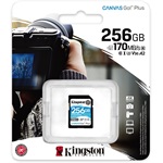 Kingston 256GB Canvas Go! Plus UHS1 U3 V30 SDXC memóriakártya