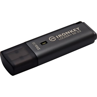 Kingston 256GB IronKey Locker+ 50 G2  XTS-AES Encrypted, USB 3.2 Gen1 pendrive