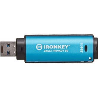 Kingston 256GB IronKey Vault Privacy 50 AES-256 Encrypted, FIPS 197 USB 3.2 Gen1 pendrive