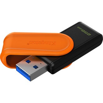 Kingston 256GB DataTraveler Exodia S USB-A 3.2 Gen1 pendrive fekete-narancssárga