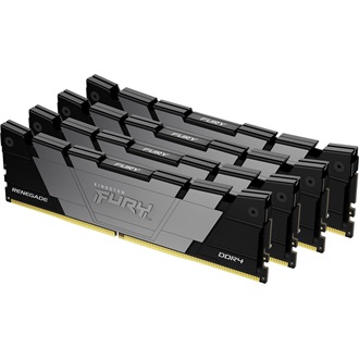 Kingston 32GB 3600MT/s DDR4 CL16 DIMM (Kit of 4) FURY Renegade Black