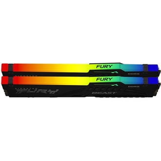 Kingston FURY Beast 32GB 5600MT/s DDR5 memória Non-ECC Unbuffered CL40 Kit of 2 fekete RGB