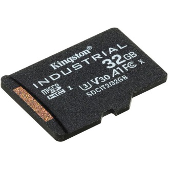 Kingston 32GB Industrial UHS-1 Class10 U3 V30 A1 vízálló microSDHC memóriakártya Single Pack