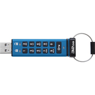 Kingston 32GB IronKey Keypad 200 USB 3.2 Gen 1 pendrive kék