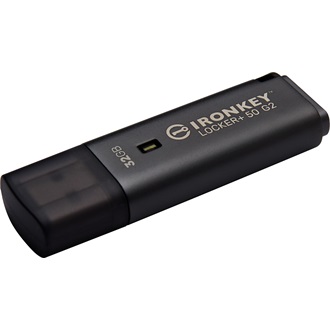 Kingston 32GB IronKey Locker+ 50 G2  XTS-AES Encrypted, USB 3.2 Gen1 pendrive