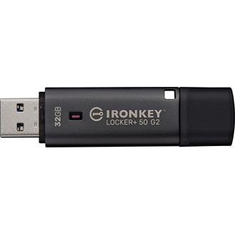Kingston 32GB IronKey Locker+ 50 G2  XTS-AES Encrypted, USB 3.2 Gen1 pendrive