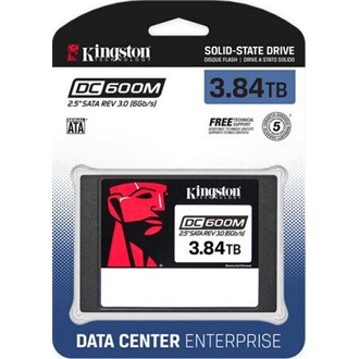 Kingston DC600M Enterprise 3,84TB SATA3 2,5" fekete