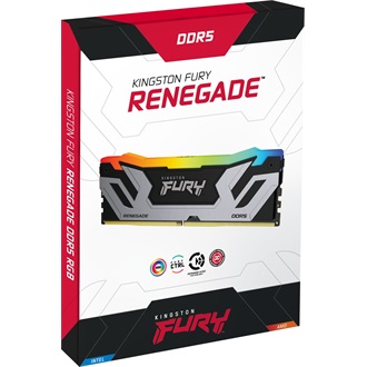 Kingston 48GB 8800MT/s DDR5 CL42 CUDIMM (Kit of 2) FURY Renegade RGB Silver