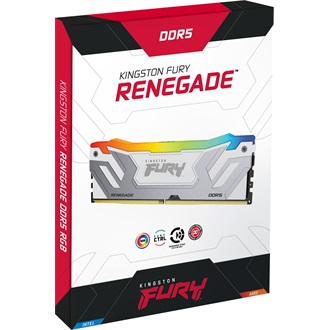 Kingston 48GB 8800MT/s DDR5 CL42 CUDIMM (Kit of 2) FURY Renegade RGB White