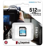 Kingston 512GB Canvas Go! Plus UHS1 U3 V30 SDXC memóriakártya
