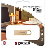 Kingston 512GB DataTraveler SE9 G3 USB-A 3.2 Gen 1 pendrive arany