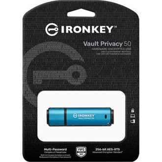 Kingston 512GB IronKey Vault Privacy 50 AES-256 Encrypted, FIPS 197