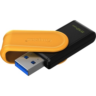 Kingston 512GB DataTraveler Exodia S USB-A 3.2 Gen1 pendrive fekete-sárga