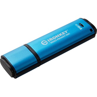 Kingston 512GB USB-C IronKey Vault Privacy 50C AES-256 Encrypted, FIPS 197 pendrive