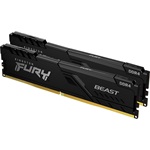 Kingston FURY Beast 64GB 3600MT/s DDR4 memória Non-ECC CL18 Kit of 2 fekete