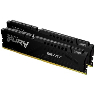 Kingston FURY Beast 64GB 5600MT/s DDR5 memória Non-ECC Unbuffered CL40 Kit of 2 fekete