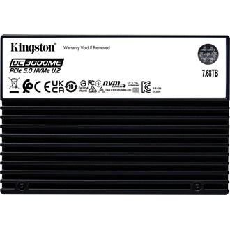 Kingston 7.68TB DC3000ME U.2 PCIe 5.0 NVMe TCG Opal Enterprise SSD