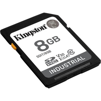 Kingston 8GB Industrial -40C to 85C UHS-1 Class10 U3 V30 A1 SDHC memóriakártya