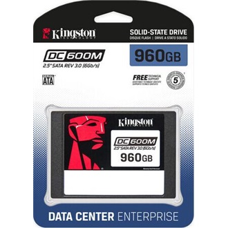 Kingston DC600M Enterprise 960GB SATA3 2,5" fekete