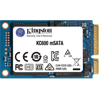 Kingston KC600 256GB SATA3 mSATA SSD
