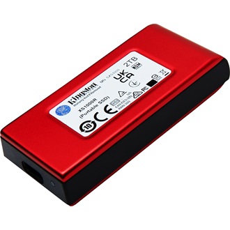 Kingston XS1000 1TB USB-C 3.2 Gen2 külső SSD piros
