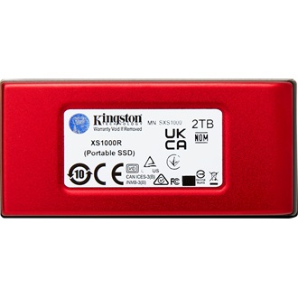 Kingston XS1000 1TB USB-C 3.2 Gen2 külső SSD piros