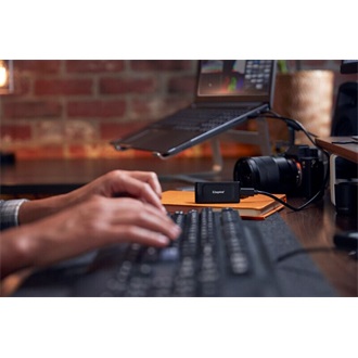 Kingston XS1000 2TB USB-C 3.2 Gen2 külső SSD fekete