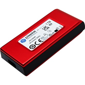 Kingston XS1000 2TB USB-C 3.2 Gen2 külső SSD piros