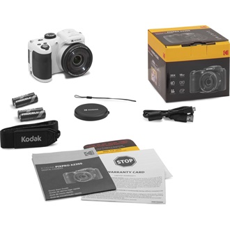 Kodak Pixpro AZ255 digitális fehér fényképezőgép